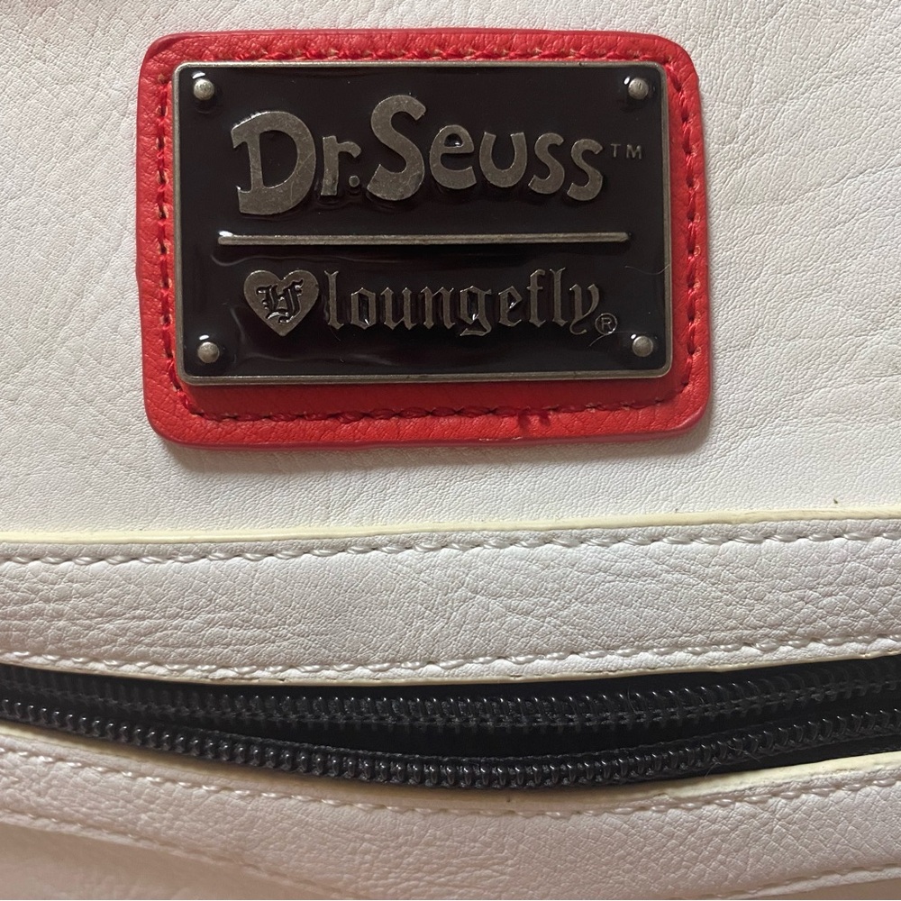 Loungefly White and Red Dr. Seuss Satchel